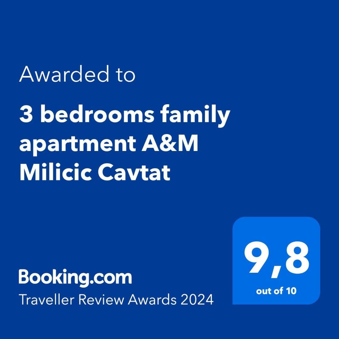 A&M Cavtat Family Apartment - 3 Bedrooms And Free Parking Zewnętrze zdjęcie